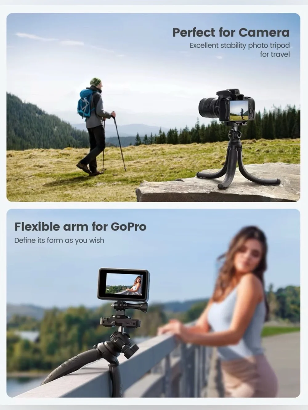 Multi-Function Selfie Stick Tripod With Remote 360 Rotating Adjustable Ht Holder